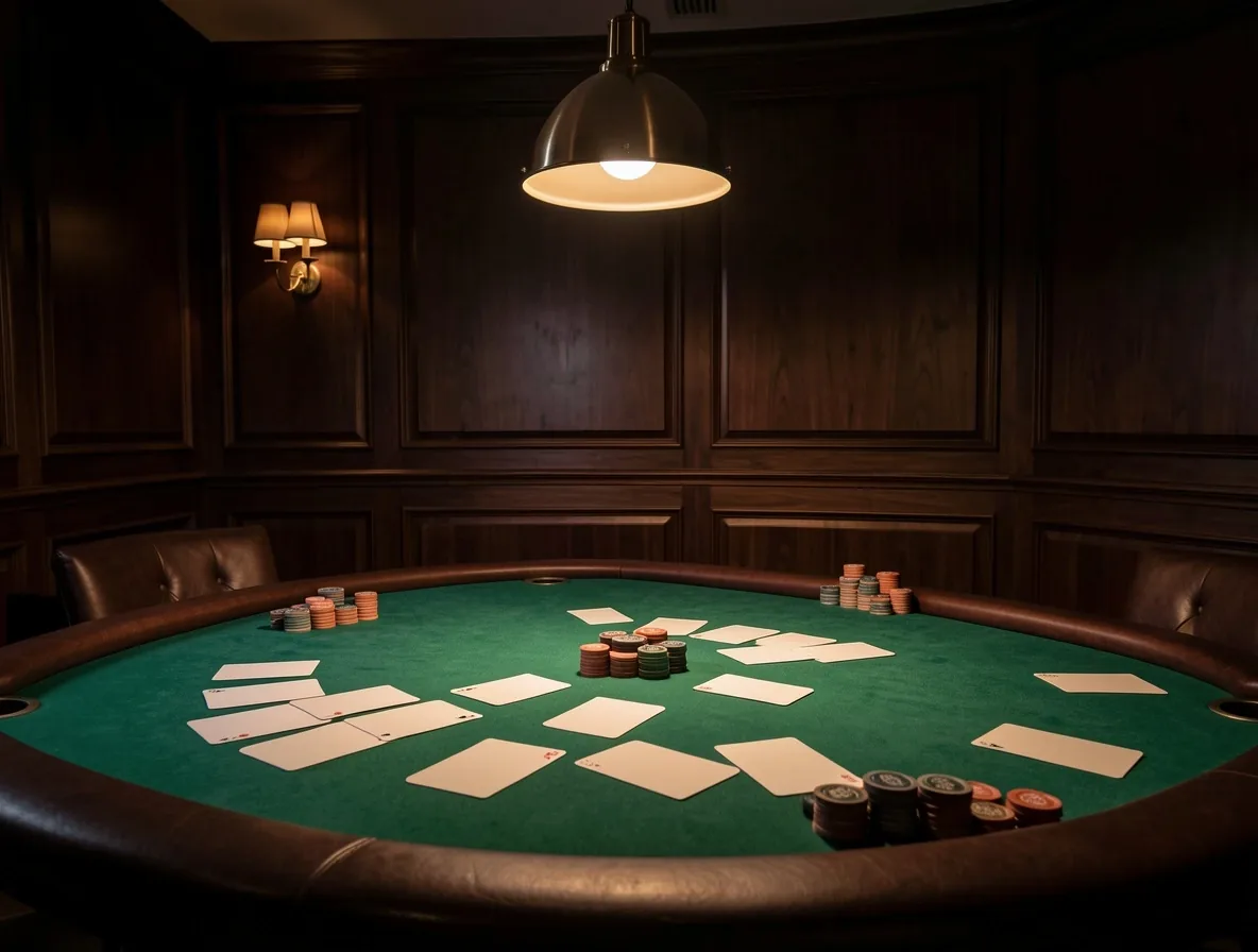 Wnętrze klubu pokerowego Averamont