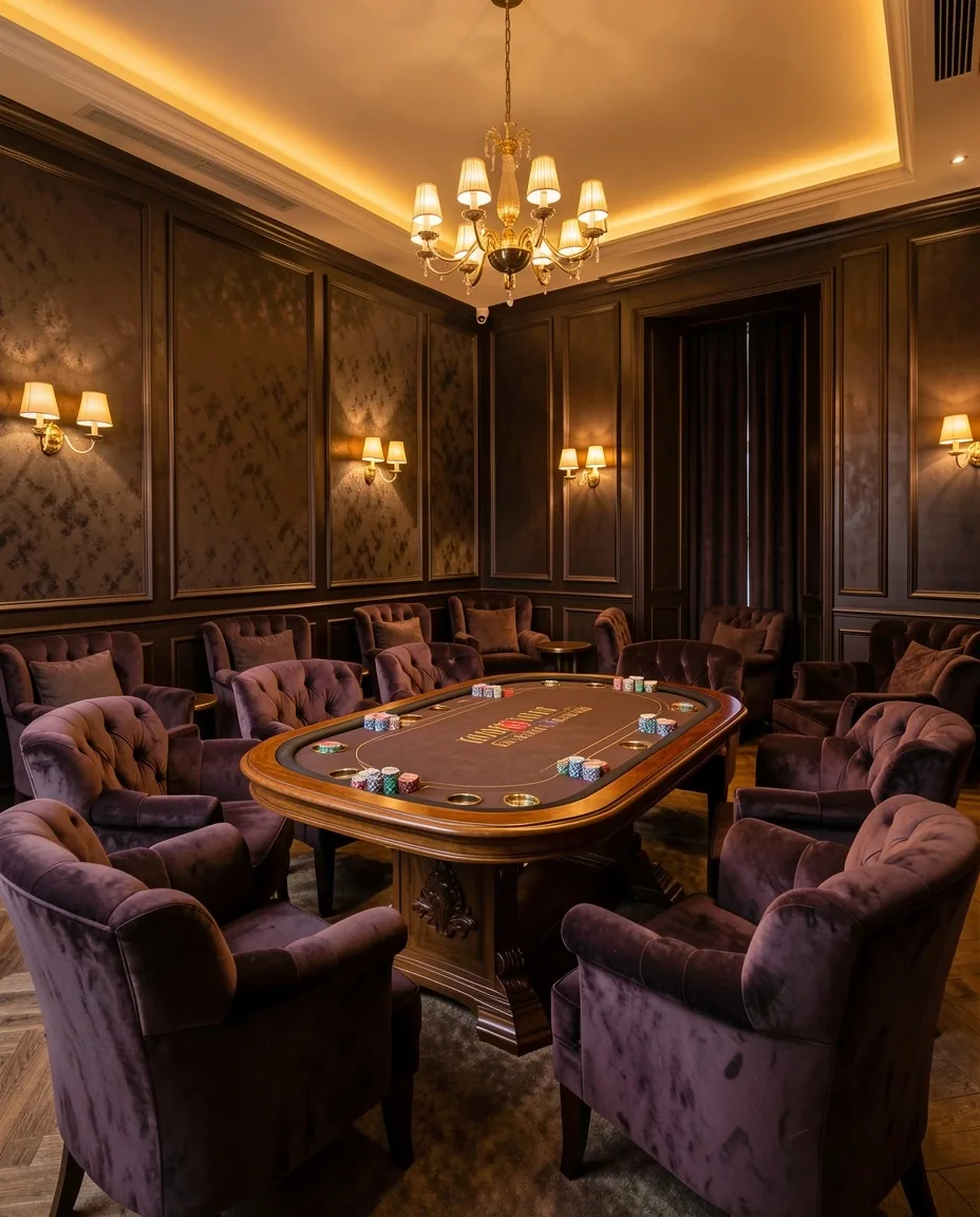 Stół pokerowy w klubie Averamont