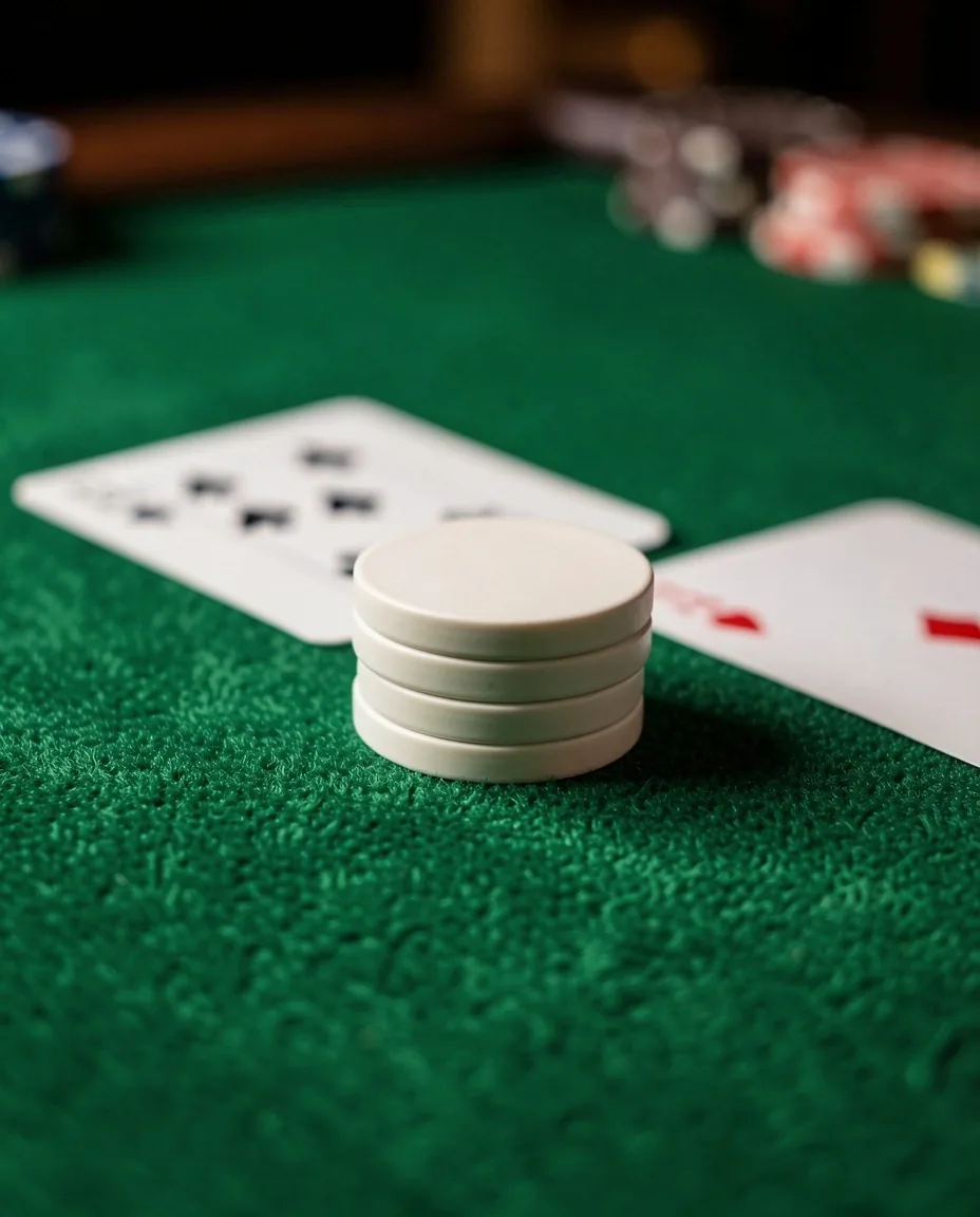 Tekstura suknia pokerowego z żetonami i kartami
