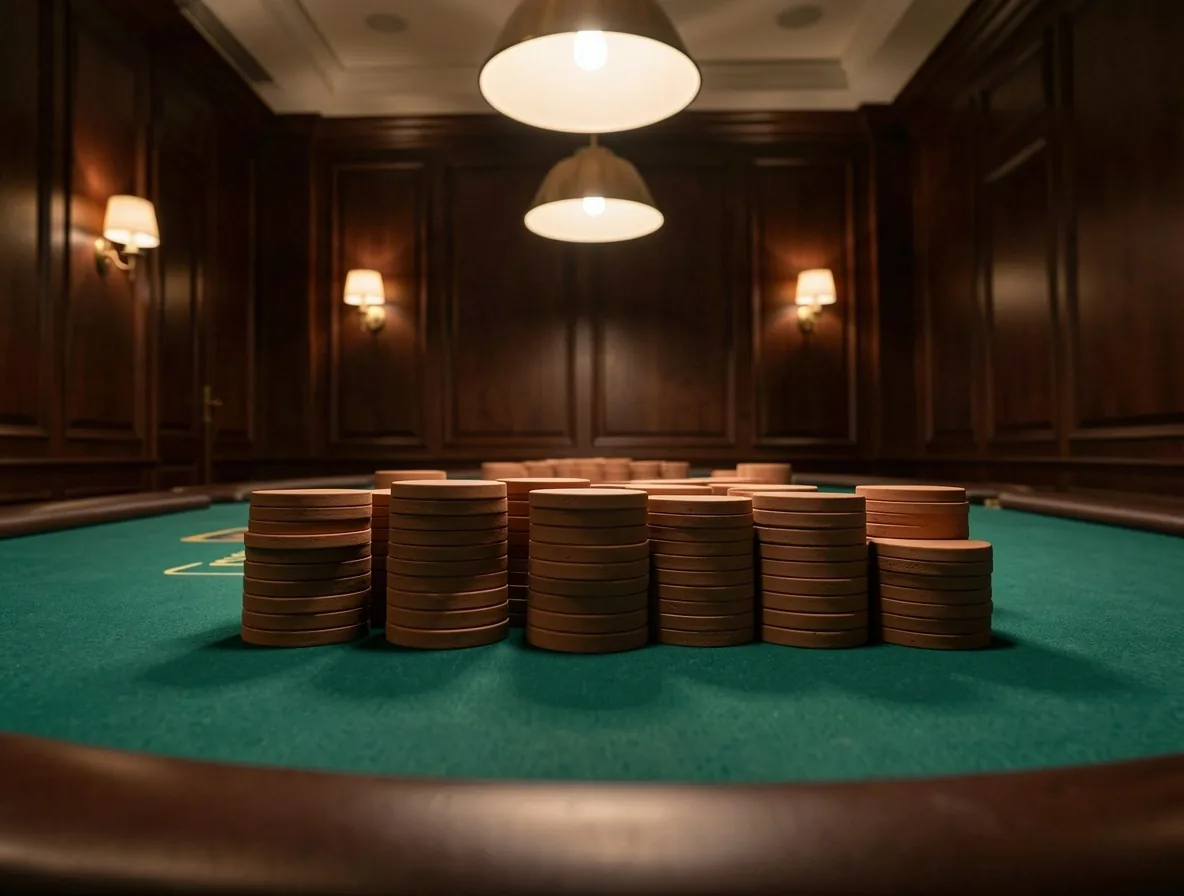 Wnętrze klubu pokerowego Averamont